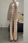 SWAYING/KNIT Seamless Mohair Suit SW211SZ32 Camel PS16